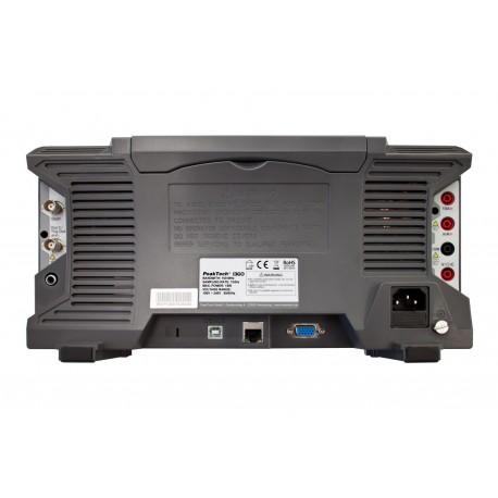 Connexions de l'oscilloscope 2x100MHz avec générateur et multimètre PeakTech® P 1360 Connexions de l'oscilloscope 2x100MHz avec générateur et multimètre PeakTech® P 1360