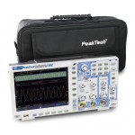 Oscilloscope 2x200MHz PeakTech® P 1362 et son sac de transport Oscilloscope 2x200MHz PeakTech® P 1362 et son sac de transport
