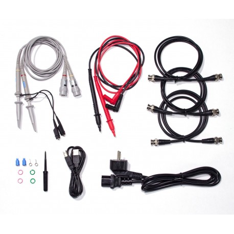 Accessoires livré avec l('oscilloscope numérique 2 voies 300 MHz PeakTech® P 1363 Accessoires livré avec l('oscilloscope numérique 2 voies 300 MHz PeakTech® P 1363