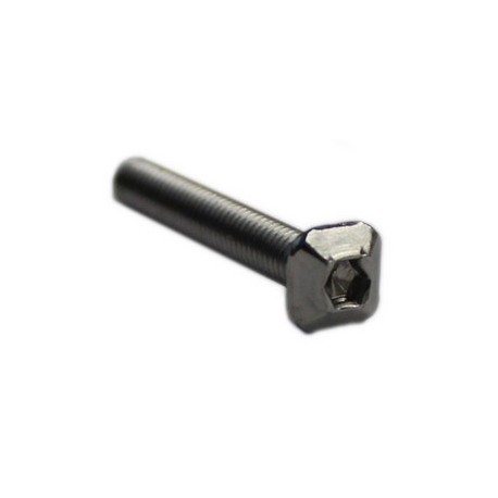 Détail de la vis M3 tête carrée - Longueur 20 mm