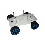 Base robotique métal 4 roues motrices RALLY Base robotique métal 4 roues motrices RALLY