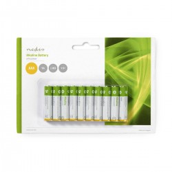 Blister de 10 piles alcalines 1,5 V ( AAA / LR03 ) - 1