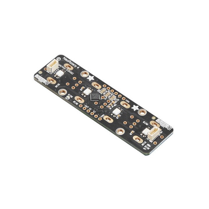 Vu de dessous de la platine I2C pour 4 encodeurs Rotatifs Adafruit 5752