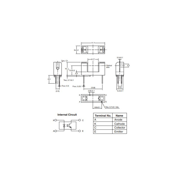 Fourche optique EE-SX1070  - 2