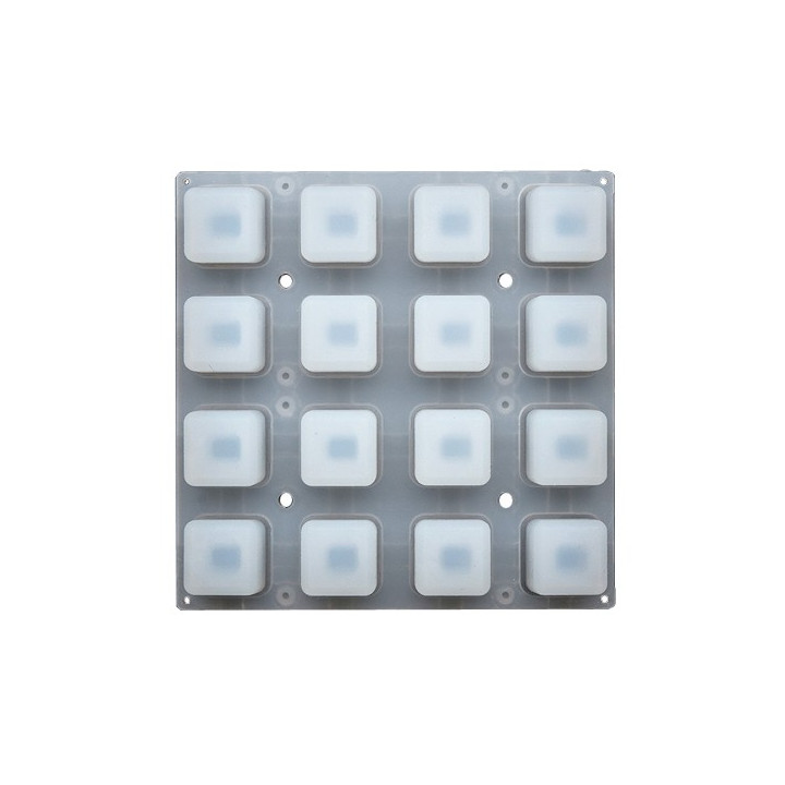 Face avant des boutons souples 4x4 en silicone