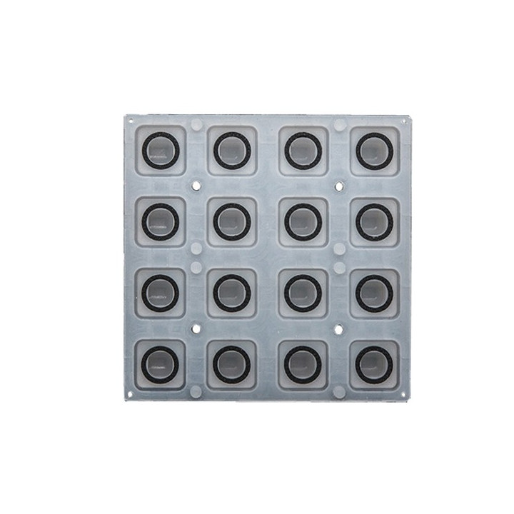 Face arrière des boutons souples 4x4 en silicone