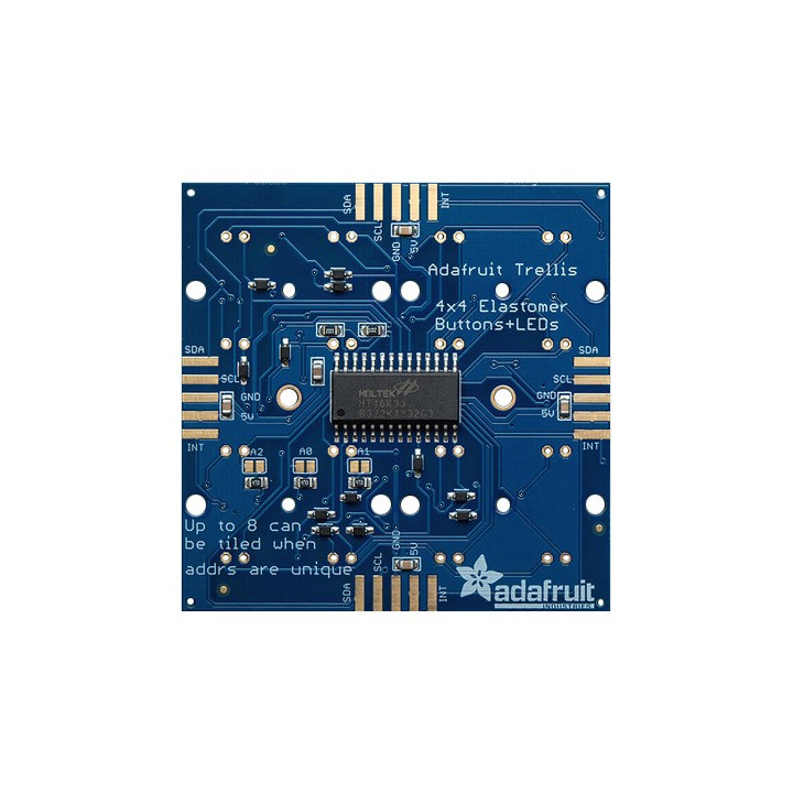 Face arrière de la platine Driver PCB pour 16 boutons