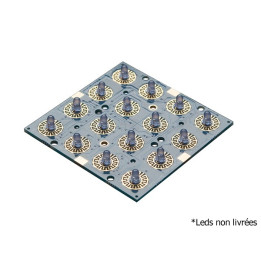 Platine Driver PCB pour 16 boutons Adafruit 1616 monter avec des leds
