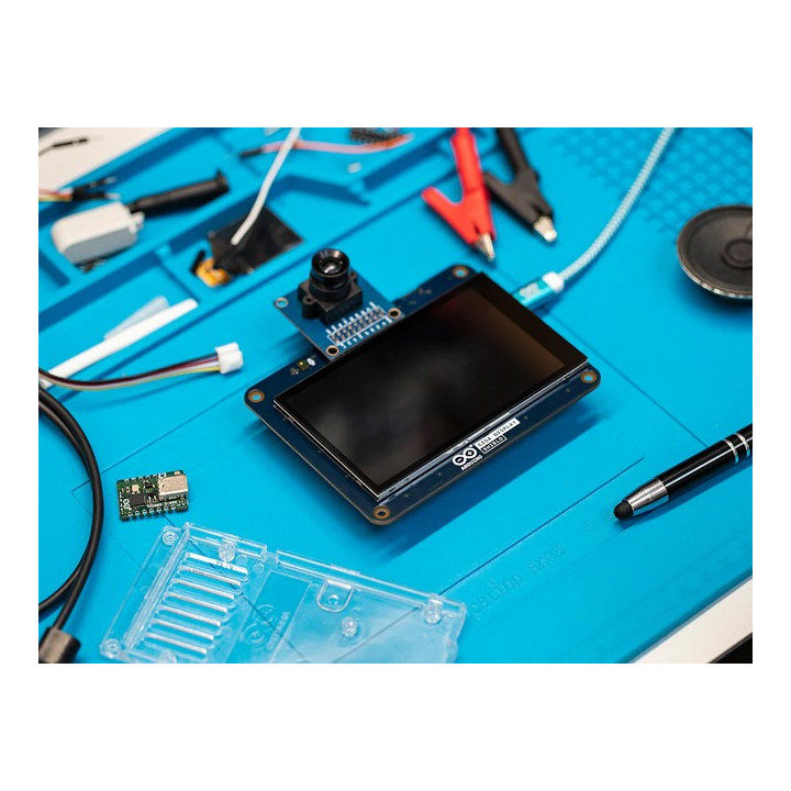 Exemple d'utilisation de la platine Arduino GIGA Display Shield ASX00039 avec une caméra Arducam (non incluse)