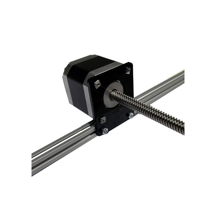 Exemple d'utilisation du support ACR-Zilla compatible MakerBeam pour moteur NEMA-17