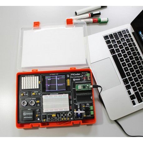 Platine d'expérimentation PiCoder pour Raspberry Pi Pico - 4