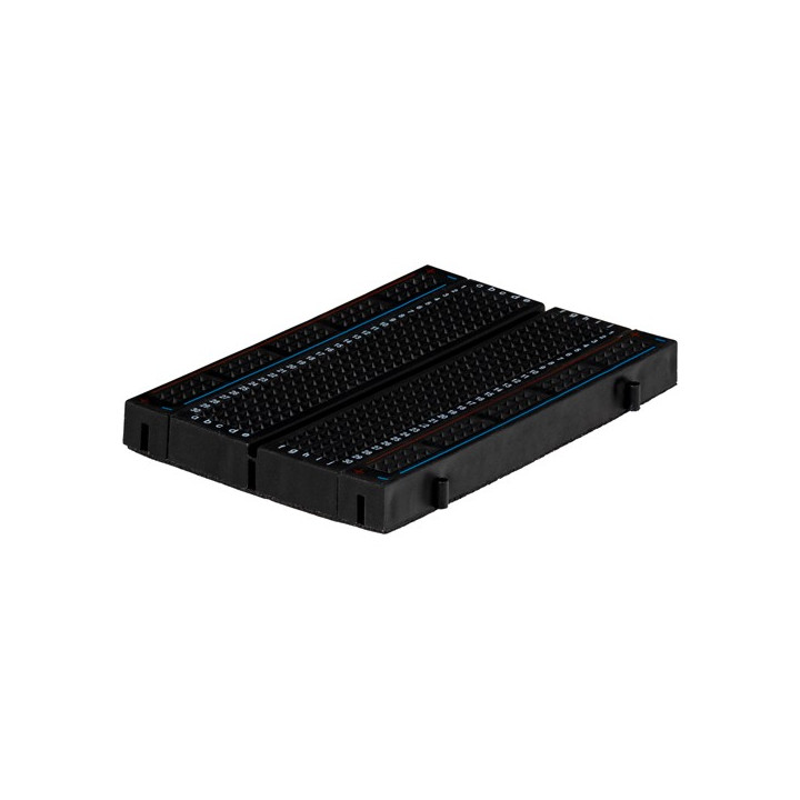 Plaque de connexion sans soudure de couleur noire 400 contacts