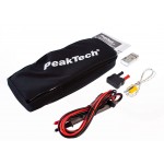 Détail du contenu de la pince ampèremétrique True RMS PeakTech® 1665 Détail du contenu de la pince ampèremétrique True RMS PeakTech® 1665