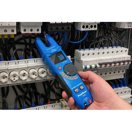 Exemple d'utilisation de la pince ampèremétrique à fourche True RMS PeakTech® 1700 Exemple d'utilisation de la pince ampèremétrique à fourche True RMS PeakTech® 1700