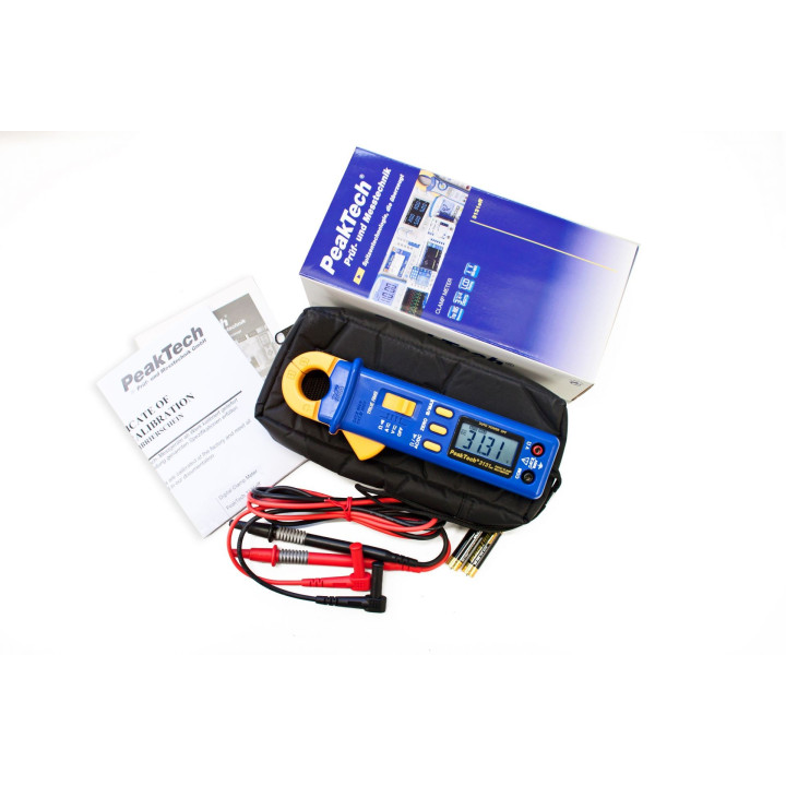 Contenu de la pince ampèremétrique True RMS PeakTech® 3131