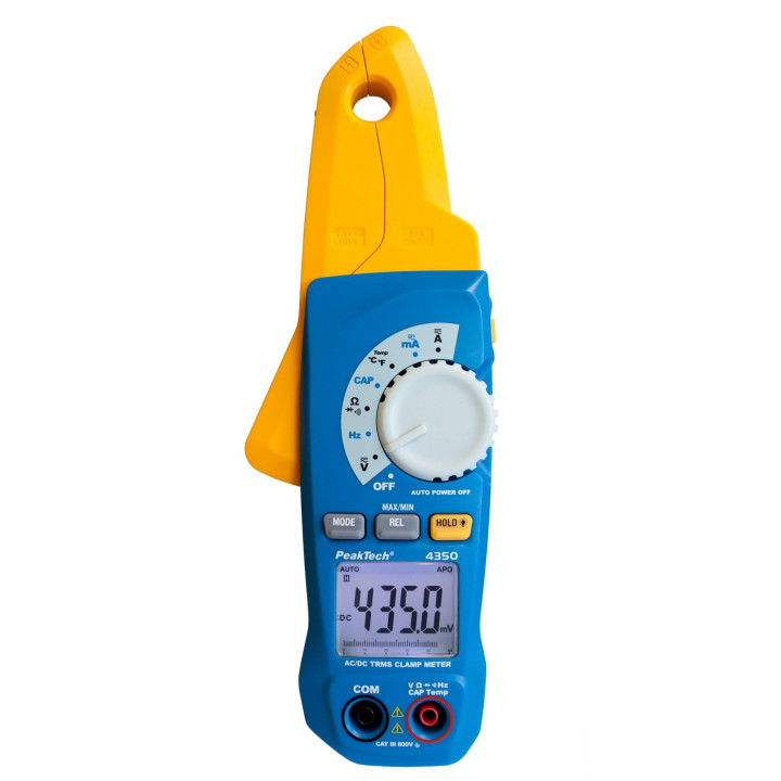 Pince ampèremétrique 80A True RMS PeakTech® 4350