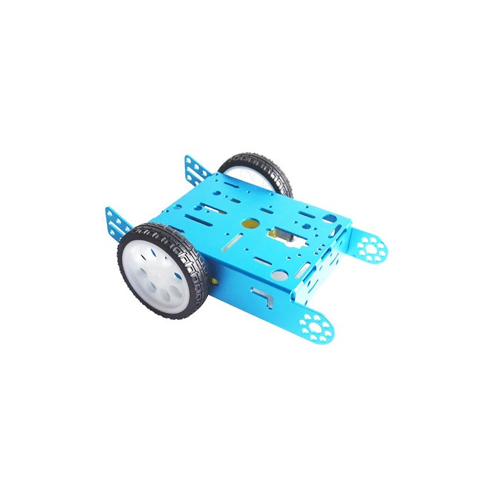 Base robotique en aluminium à 2 roues motrices 2WD-170KT