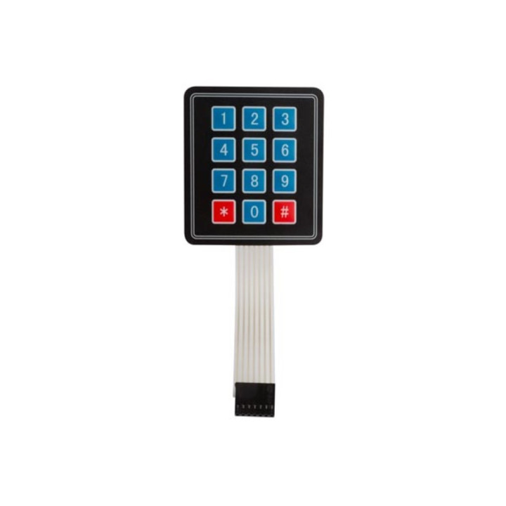 Clavier matricé à membrane 3 x 4 Velleman WPI300