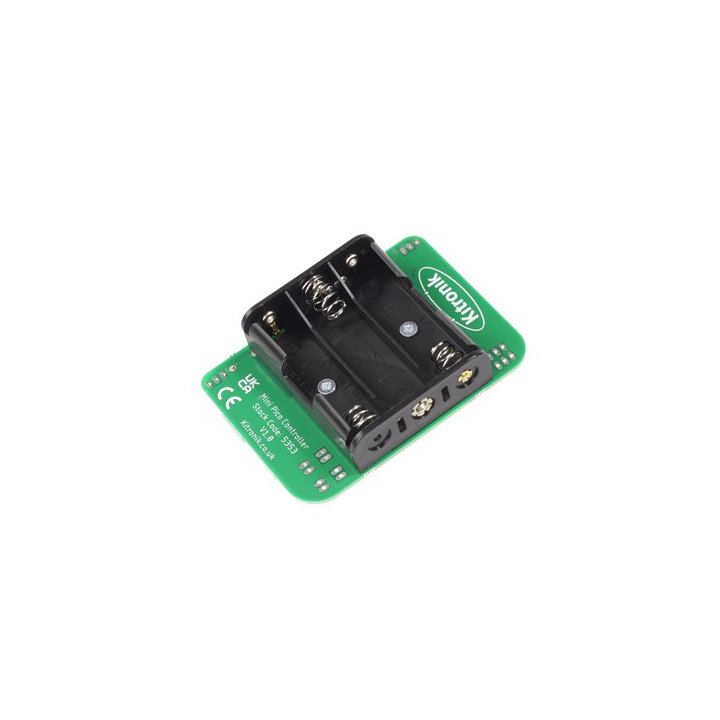 Vu de dessous du mini gamepad 5353 pour Raspberry Pi Pico