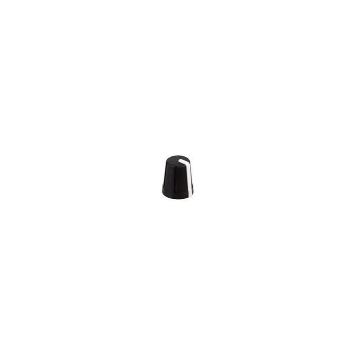 Bouton pour potentiomètre et encodeur avec axe 6 mm à méplat