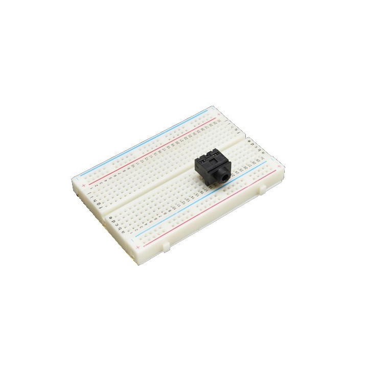 Utilisation de l'embase jack femelle 3,5mm stéréo sur une breadboard