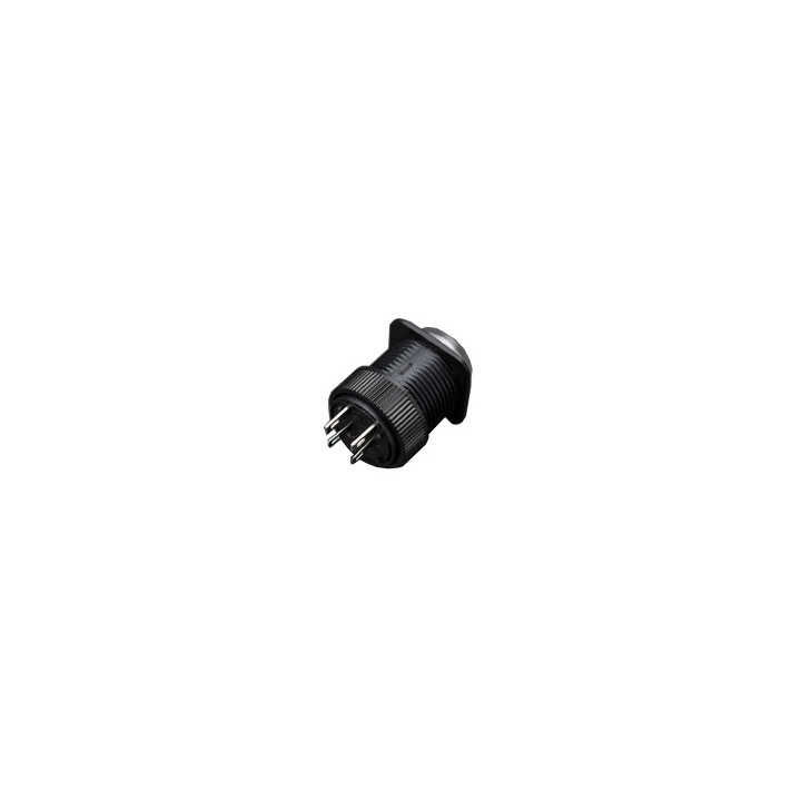 Bouton-poussoir lumineux OFF - (ON) blanc