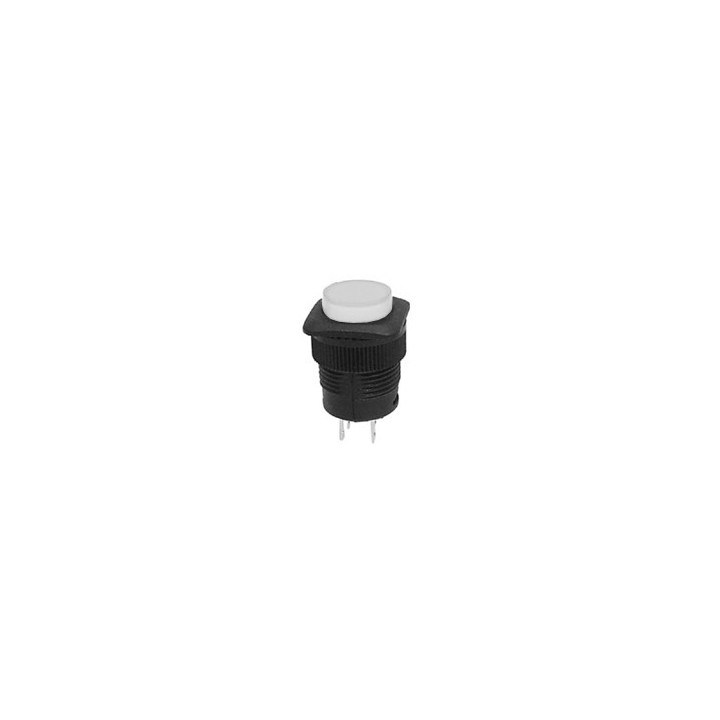 Bouton-poussoir lumineux OFF - (ON) blanc