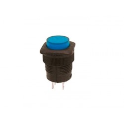 Bouton-poussoir lumineux OFF - (ON) bleu