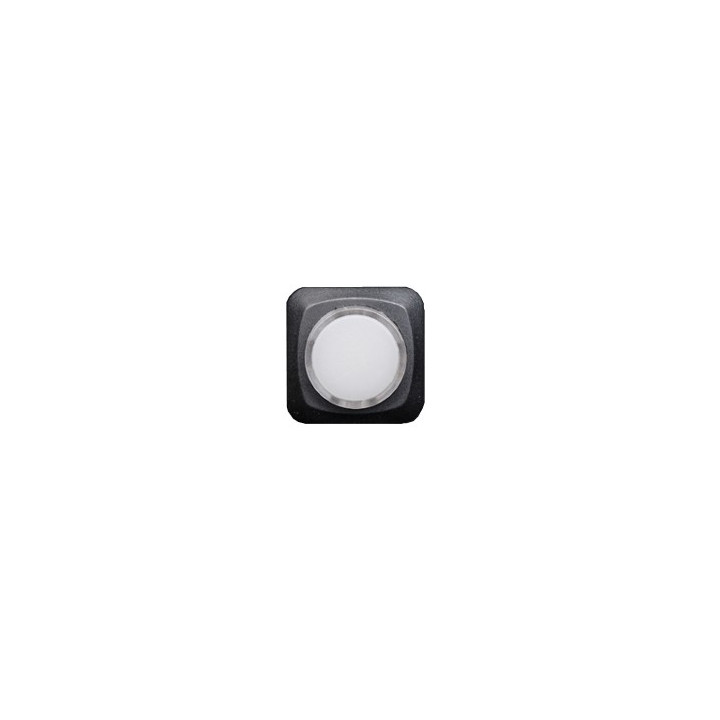 Bouton-poussoir lumineux OFF - (ON) blanc