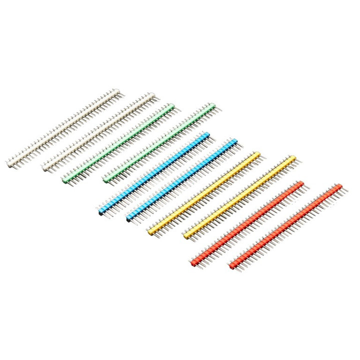 10 connecteurs mâles de couleur 1 x 40 broches  - 1