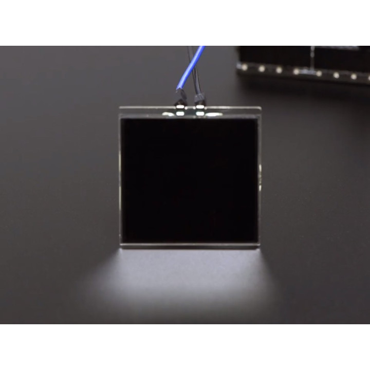 Exemple d'utilisation de la dalle LCD occultante 36x36 mm