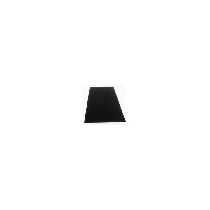 Plaque polystyrène noir 3 mm - 30 x 20 cm
