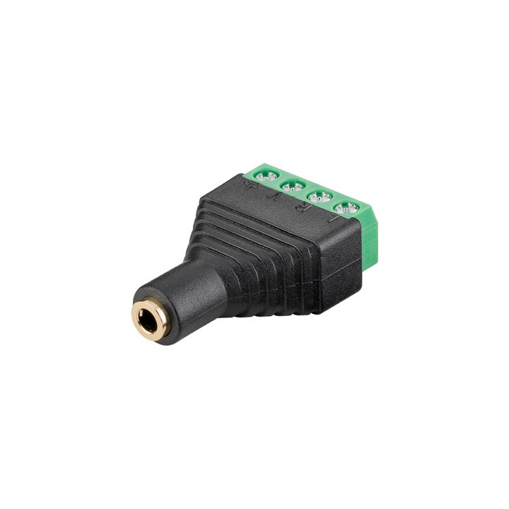 Connecteur jack femelle 3,5mm 4 broches