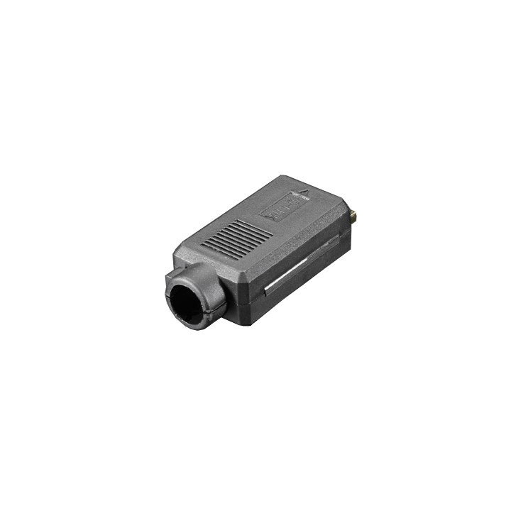 Vue de derrière du connecteur HDMI à souder avec capot