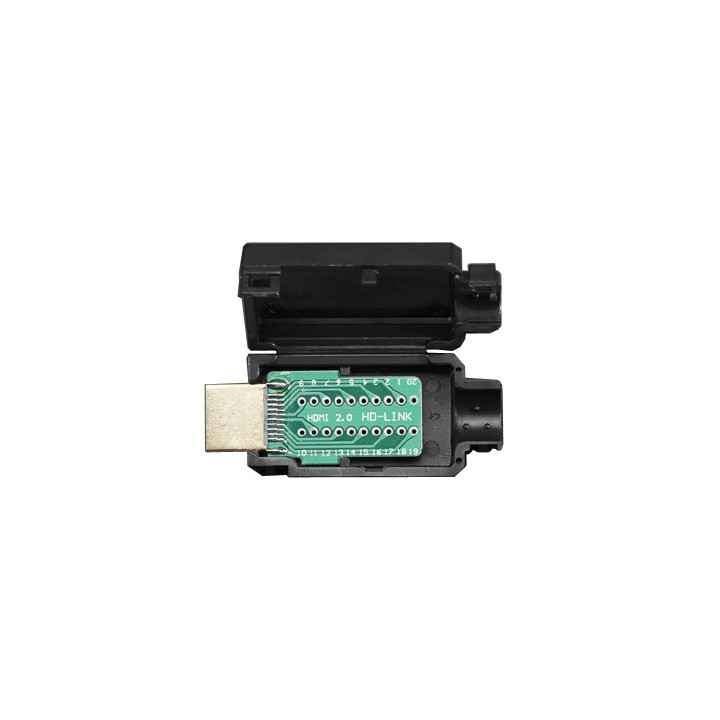 Connecteur HDMI à souder avec capot