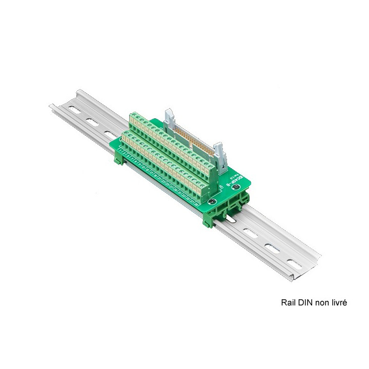 Borniers à vis pour montage Rail DIN