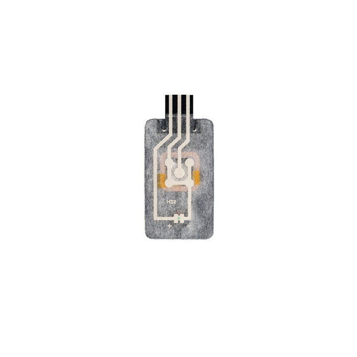 Détail des broches du clavier souple 1 touche avec led