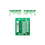 Connecteur IDC 2x8 vers borniers pour montage Rail DIN Connecteur IDC 2x8 vers borniers pour montage Rail DIN