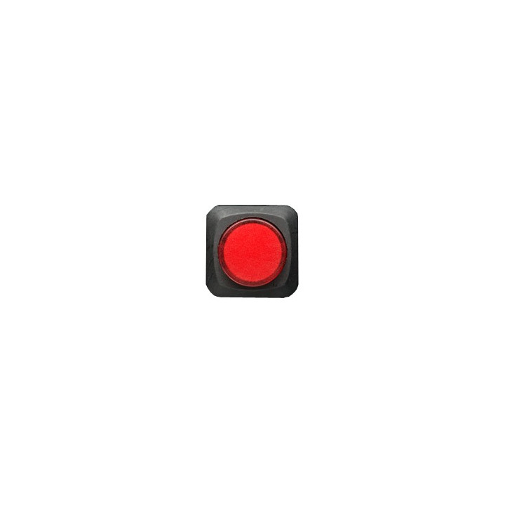 Bouton-poussoir lumineux OFF - ON rouge
