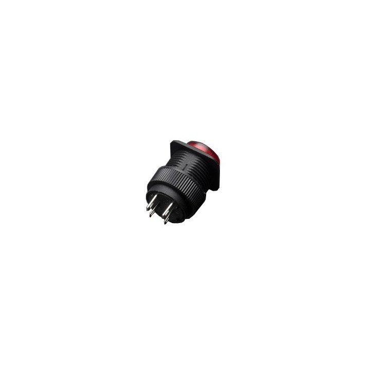 Bouton-poussoir lumineux OFF - ON rouge