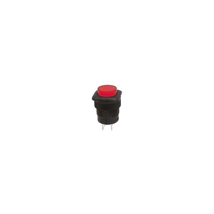 Bouton-poussoir lumineux OFF - ON rouge