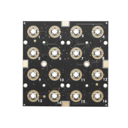 Face avant de la platine NeoTrellis Driver RVB pour clavier 4x4