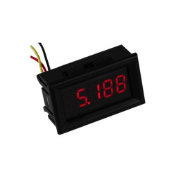 Voltmètre de tableau 5 digits (0-33V) JOY-IT COM-VM530