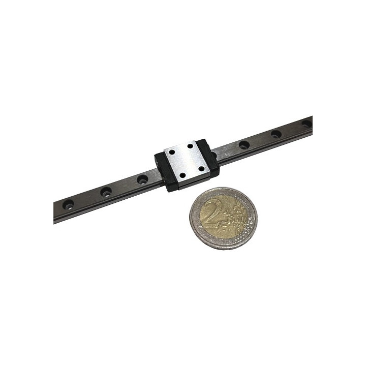 Correspondance de taille mini rail de guidage linéaire ACRZilla 30 cm avec chariot