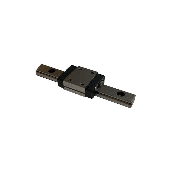 Détail du chariot du mini rail de guidage linéaire ACRZilla 30 cm