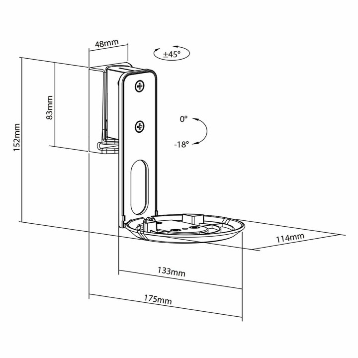 Mountage pour haut parleur  - 10