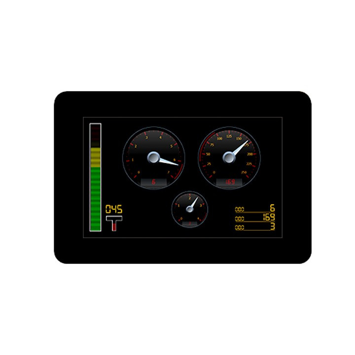 Afficheur graphique tactile couleur 4D Systems "gen4-uLCD-50DCT-CLB"
