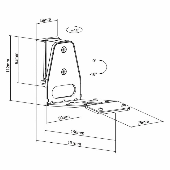 Mountage pour haut parleur  - 10