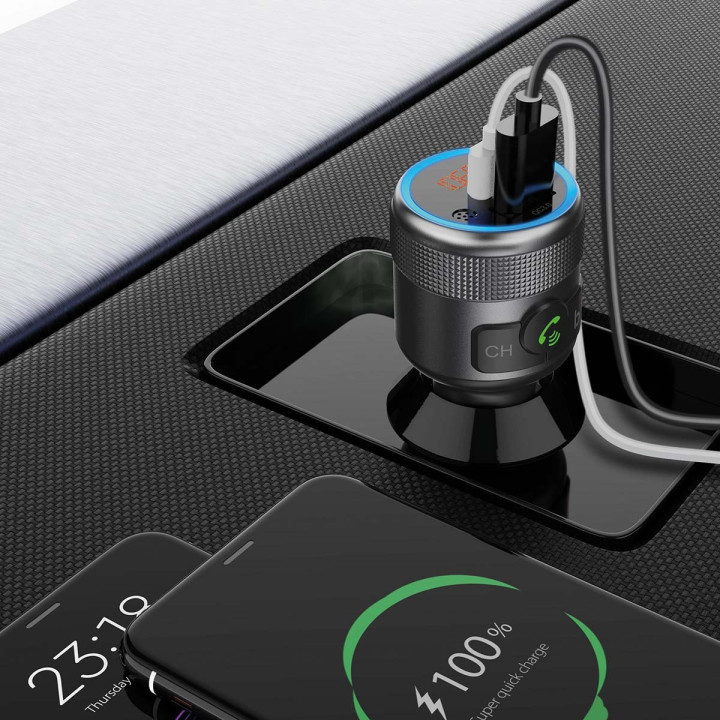 Transmetteur FM audio pour voiture  - 6