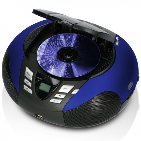 SCD-37 USB Blue Portable FM Radio CD and USB player Blue - 5 SCD-37 USB Blue Portable FM Radio CD and USB player Blue - 5